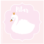 Stickers cuad. Cisne 16u Pers